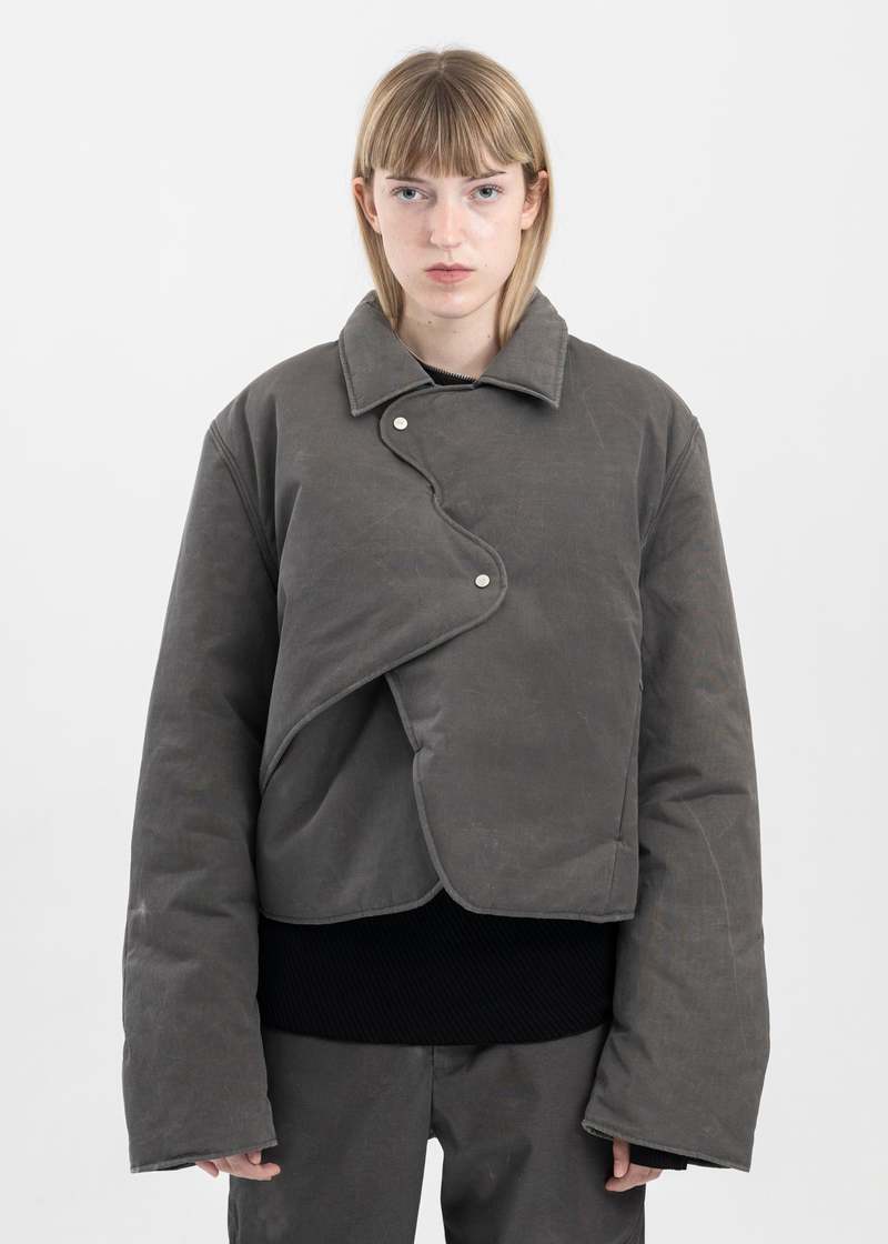 ジャケット・アウター HELIOT EMIL CONCORDANCE PUFFED SHIRT 46 HELIOT EMIL ++ CONCORDANCE PUFFED SHIRT