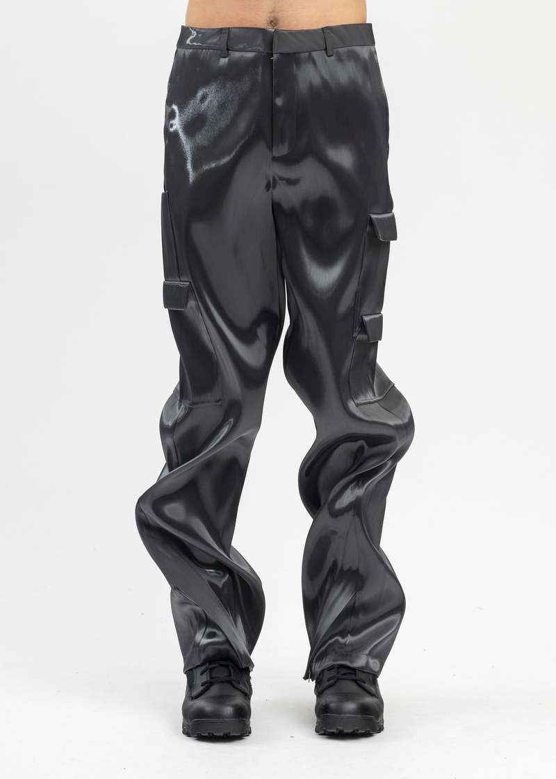 Heliot Emil LIQUID METAL CARGO - Silver | Garmentory