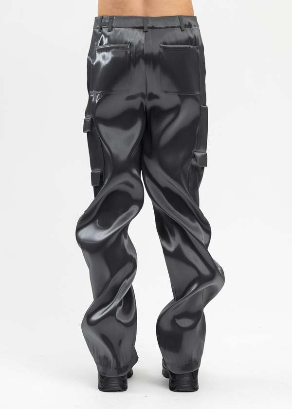 Heliot Emil LIQUID METAL CARGO - Silver | Garmentory