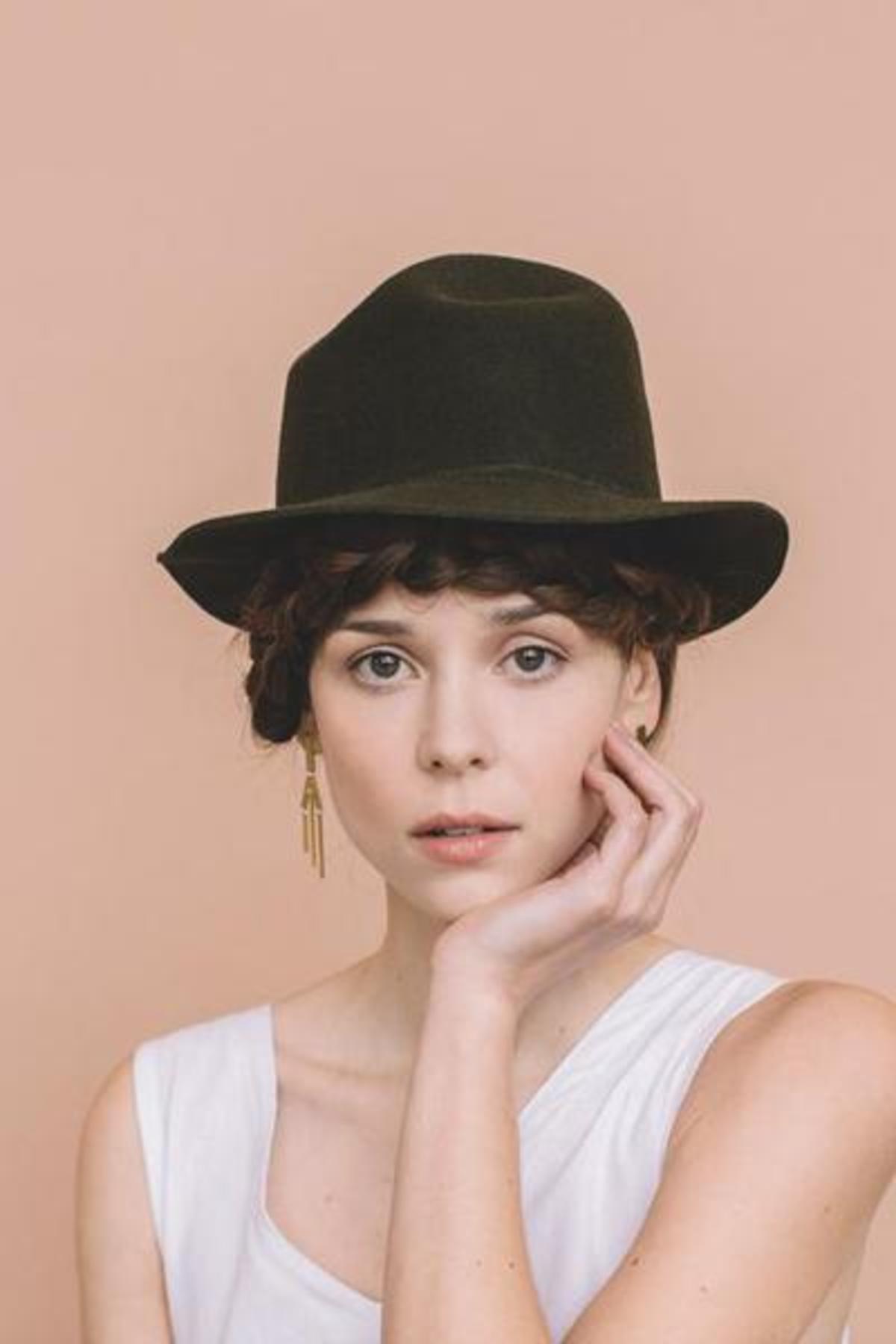 Brookes Boswell Yama Imo Hat - Black | Garmentory display picture 1