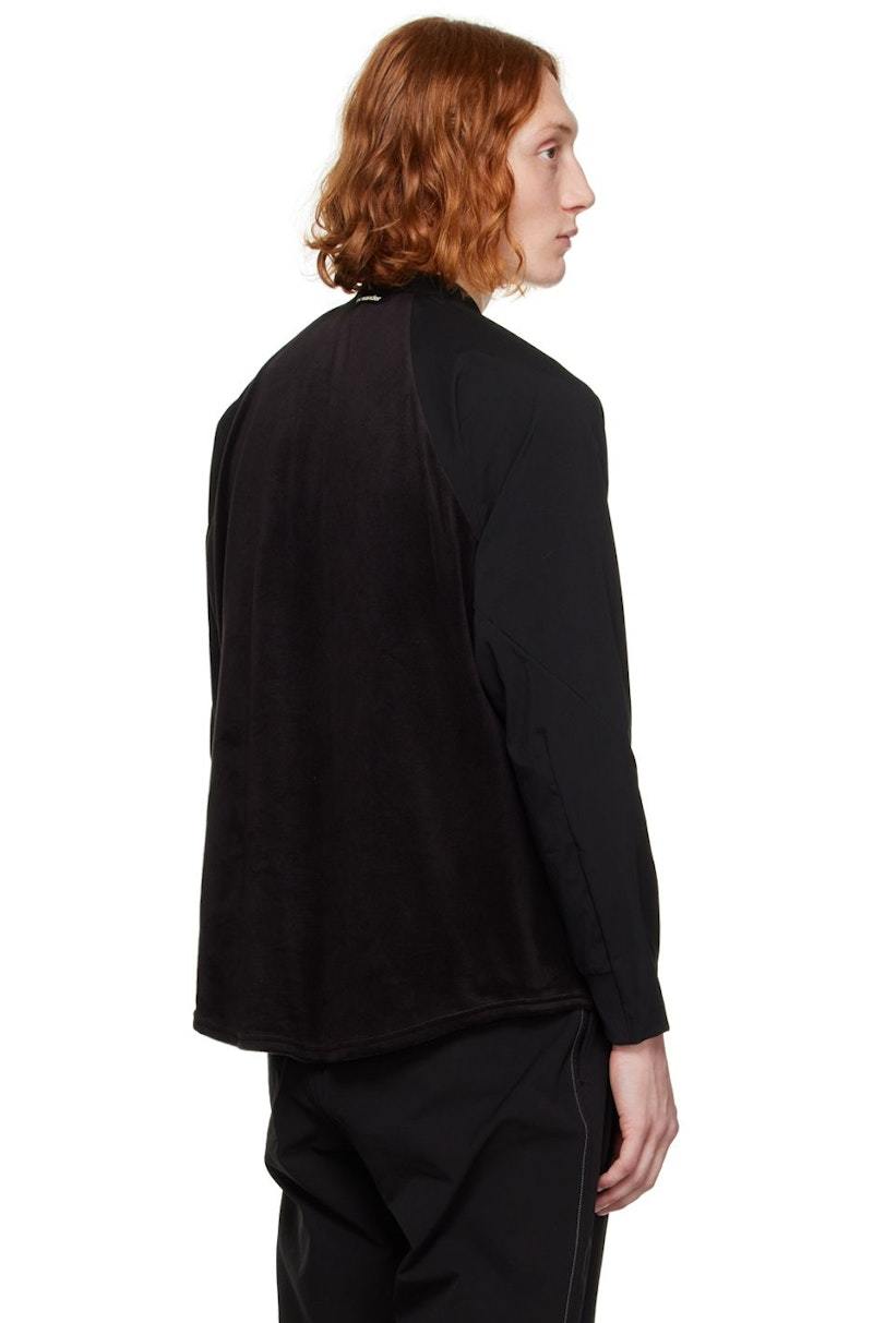and wander Band Collar Shirt - Black | Garmentory