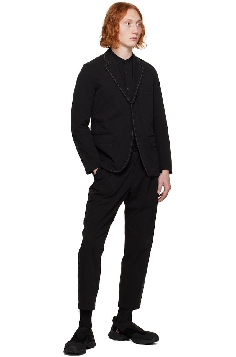 and wander Band Collar Shirt - Black | Garmentory