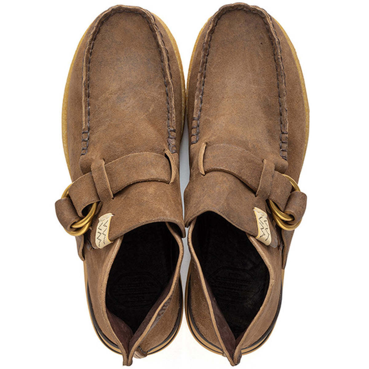 Visvim Magoon Ring Moc-Folk shoes - Dark Brown | Garmentory