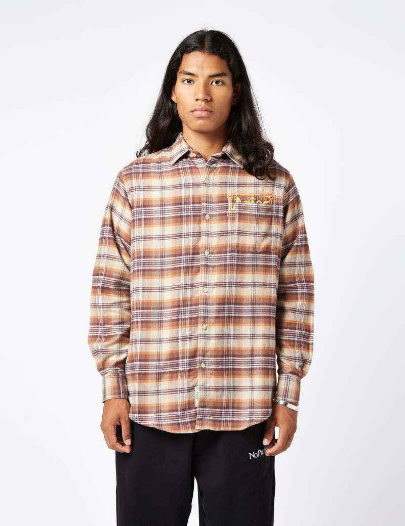 Aries ネルシャツ　Plaid Flannel Shirt Aries Plaid Flannel Shirt in Multi ARIES