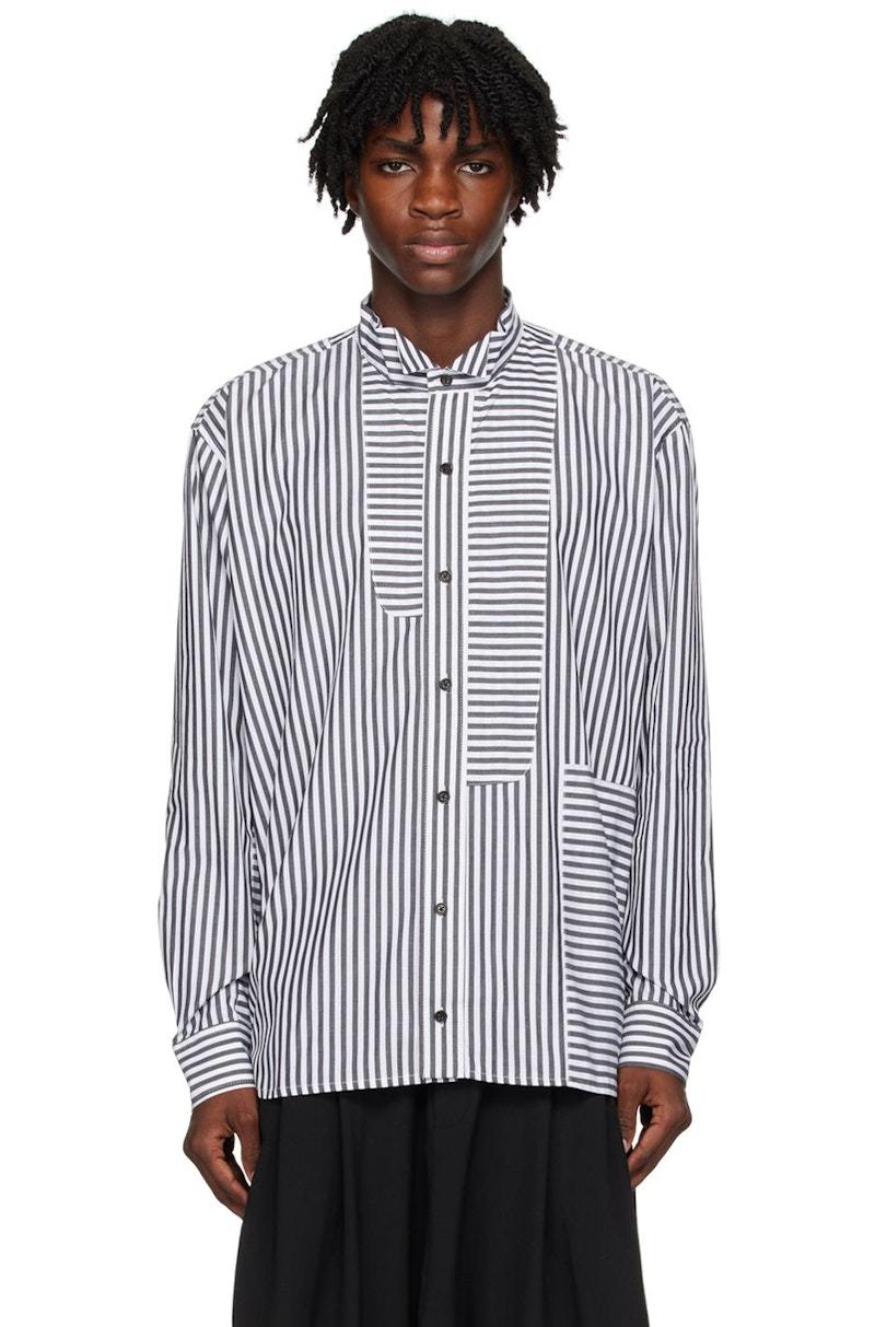 HENRIK VIBSKOV】 KNIGHT PLISSE SHIRT/KALEIDO SCOPE TETRIS - トップス