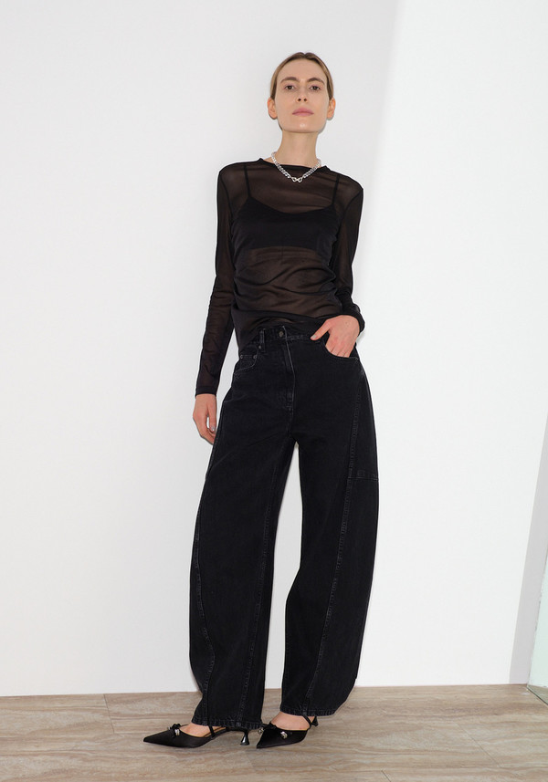 tibi bell sleeve top
