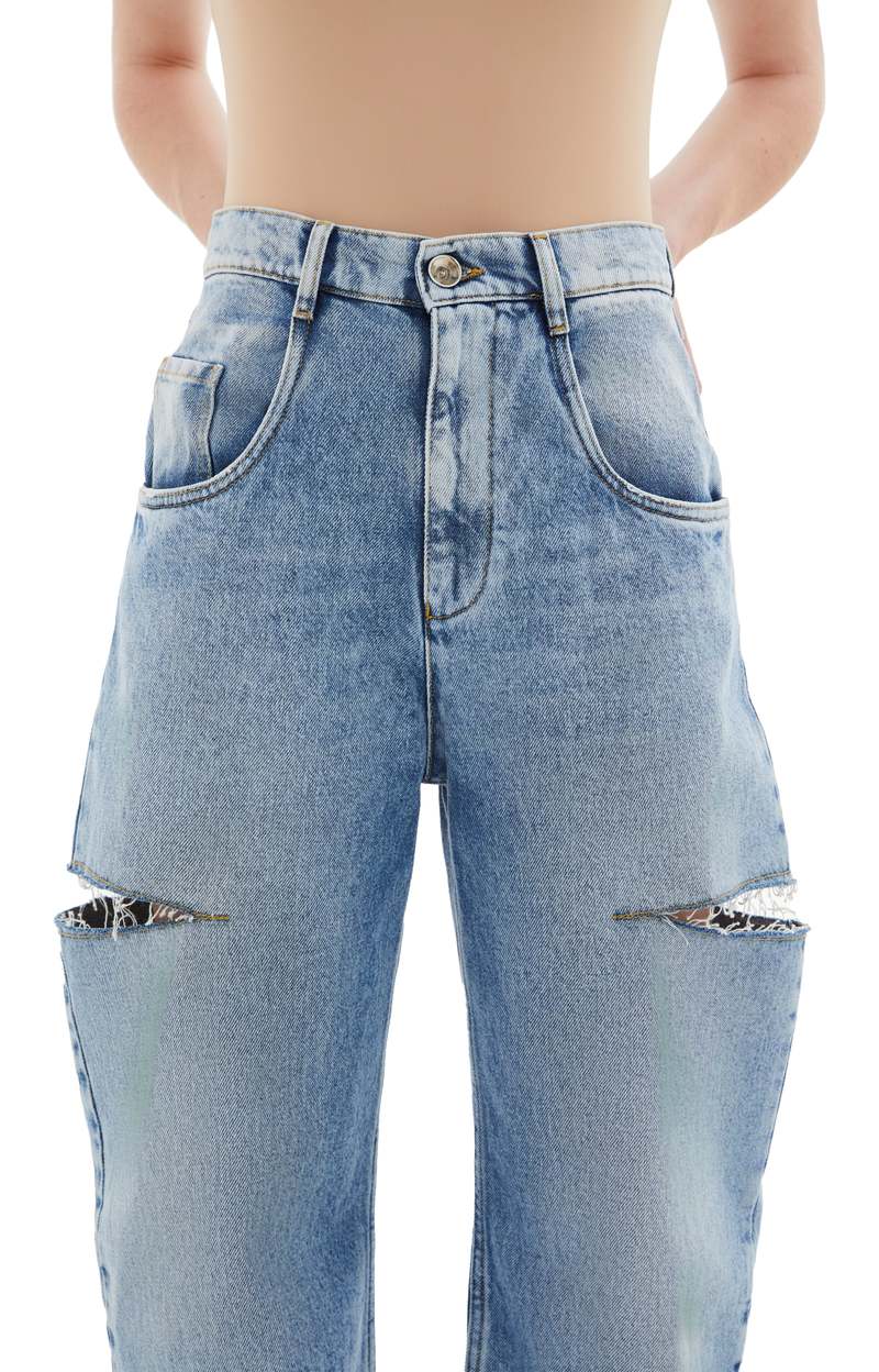 Maison Margiela 5 Pockets Cutout Jeans - Blue | Garmentory