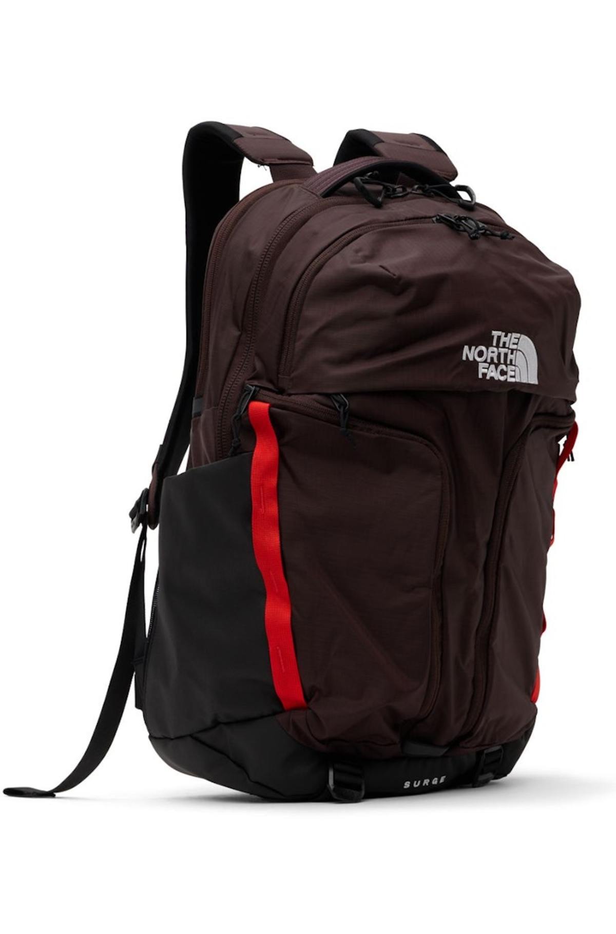 north face black and red backpack The NF0A3KX6 Groundwork Backpack, TNF Dark Grey Heather/Cardinal And Kids Red Backpack | The North