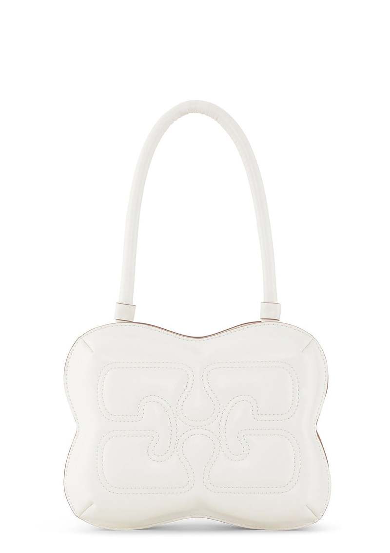 Ganni Butterfly Top Handle Bag - Egret | Garmentory