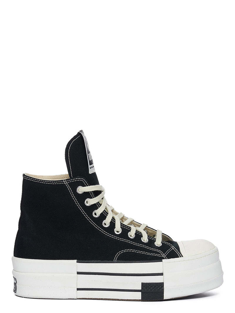 CONVERSE DBL DRKSTAR ブラック ハイカット Size 8 - Converse Rick Owens x DRKSHDW DBL DRKSTAR Chuck 70