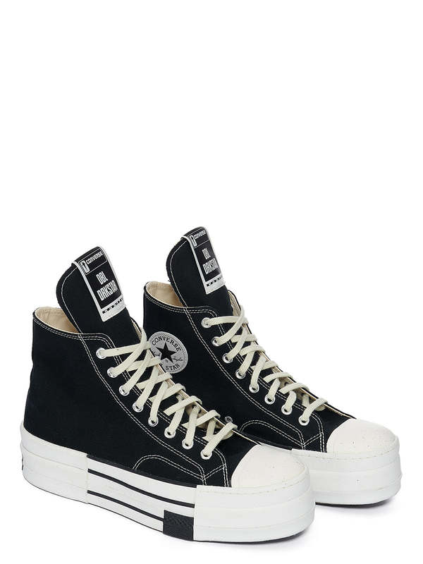 Rick Owens DRKSHDW x Converse DBL DRKSTAR HI Sneakers - BLACK
