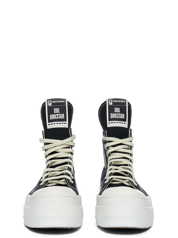 Rick Owens DRKSHDW x Converse DBL DRKSTAR HI Sneakers - BLACK