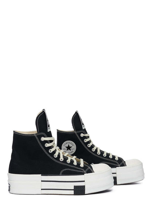 Rick Owens DRKSHDW x Converse DBL DRKSTAR HI Sneakers - BLACK