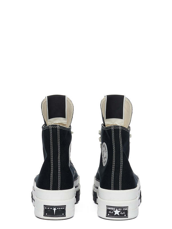 Rick Owens DRKSHDW x Converse DBL DRKSTAR HI Sneakers - BLACK