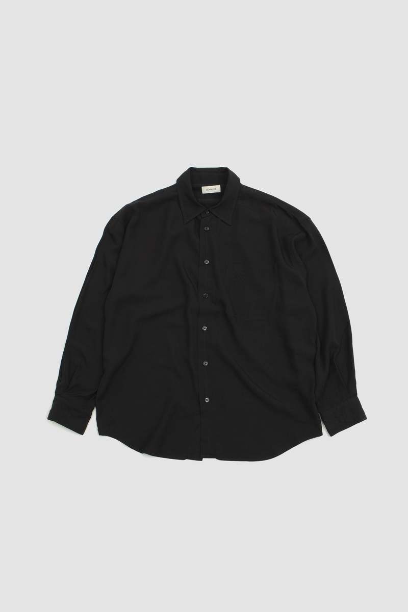 Lemaire Relaxed Shirt - Midnight Blue | Garmentory