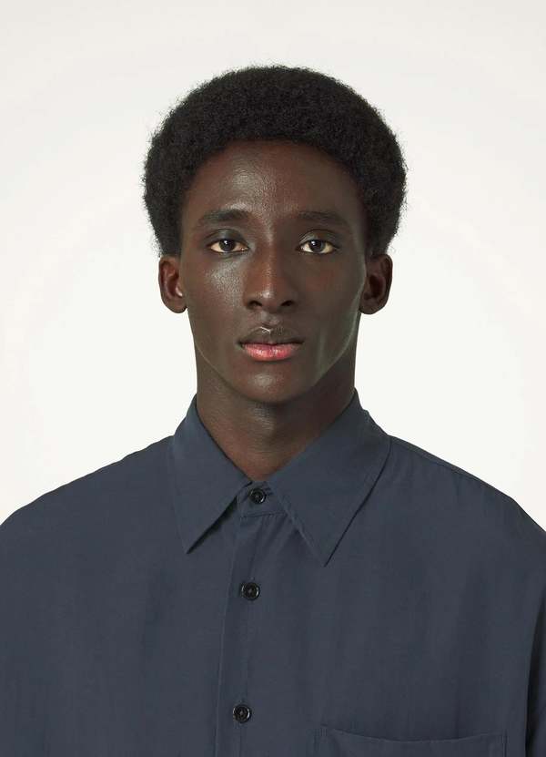 【送料&関税込】Lemaire Long-sleeved Straight Hem T-shirt Asphalt Soft Long Sleeve T-shirt | LEMAIRE
