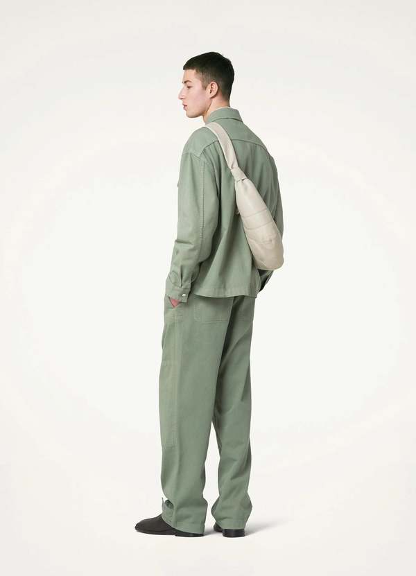 Lemaire Trucker Overshirt - Hedge Green | Garmentory
