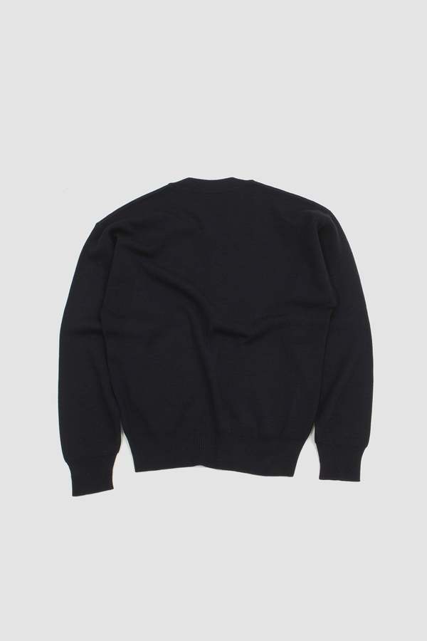 Lemaire V-Neck Jumper - Dark Navy | Garmentory