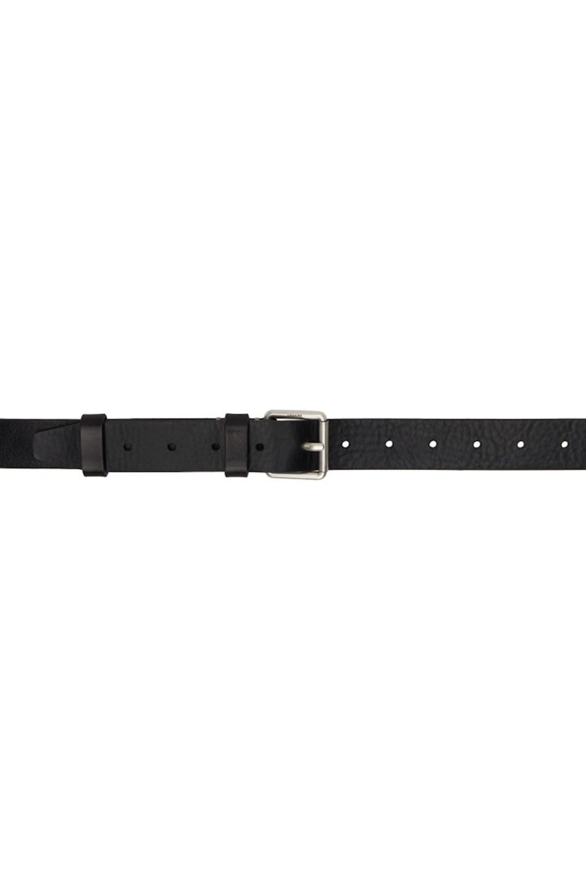 小物 LEMAIRE REVERSED BELT 30 BLACK 75cm Lemaire Reversed 30 Belt - Black | Garmentory