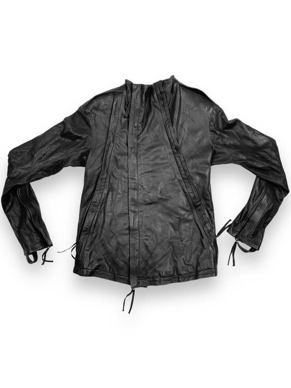 11 by Boris Bidjan Saberi J4 Leather Jacket | Garmentory