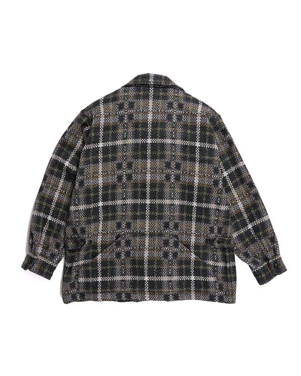 Engineered Garments Suffolk Cotton Acrylic Shirt Jacket - Black 