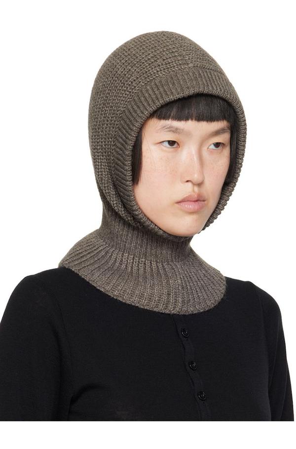 Lemaire Rib Balaclava - Gray | Garmentory