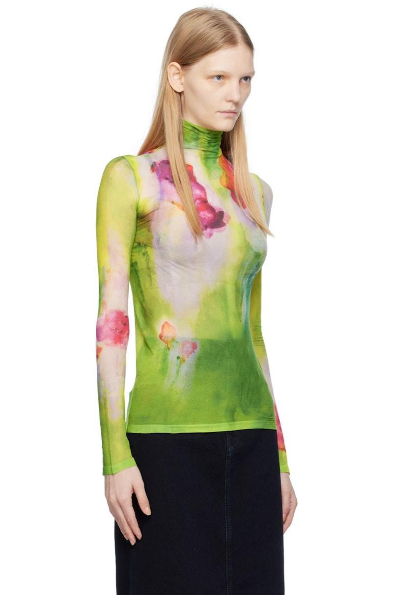 Acne Studios Seamless Turtleneck Green Garmentory