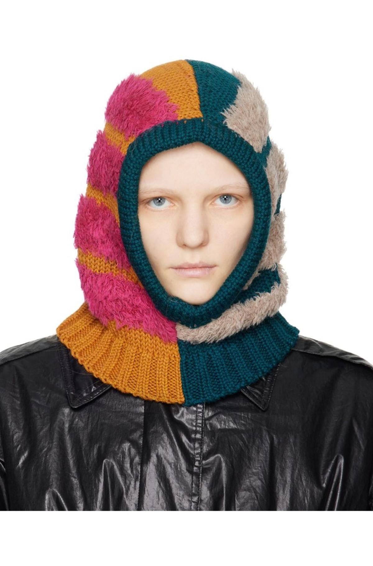 HENRIK VIBSKOV fringe Knit hood