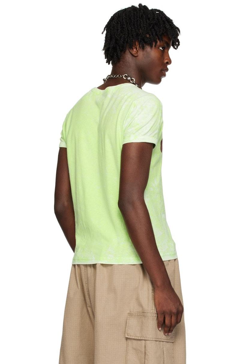 Acne Studios Bleached T-Shirt - Green | Garmentory