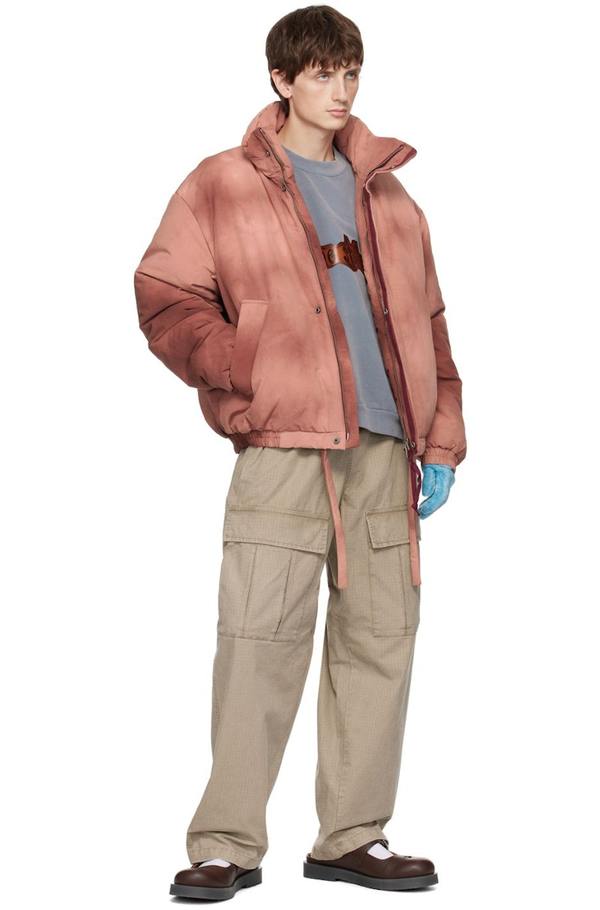 Acne Studios Dyed Puffer Jacket - Red | Garmentory