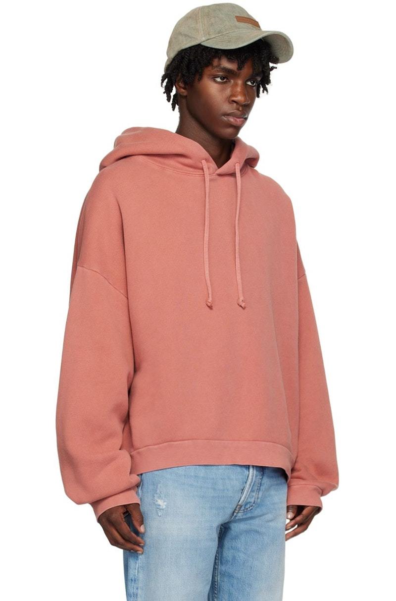 ★人気★【Acne Studios】★BACK LOGO GARMENT DYED HOODIE★ Acne Studios - Logo hooded sweater - Black