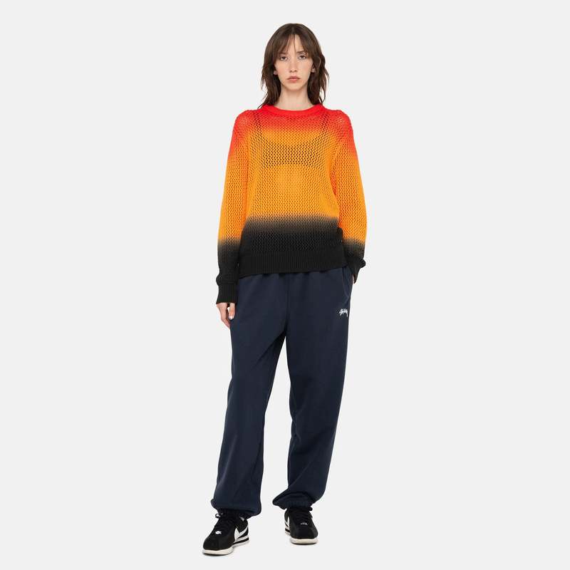 Stüssy Dyed Loose Guage Sweater M Stussy Pigment Dyed Loose Gauge Sweater Black Men's - US