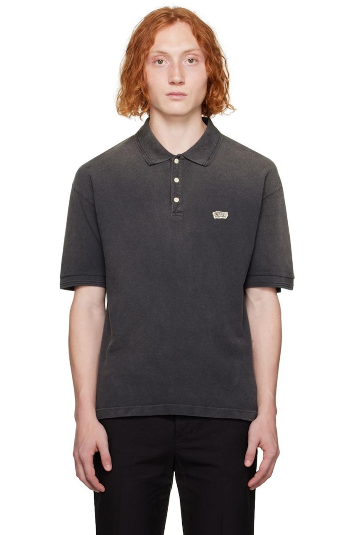 Visvim Jumbo Weller Polo - Black | Garmentory