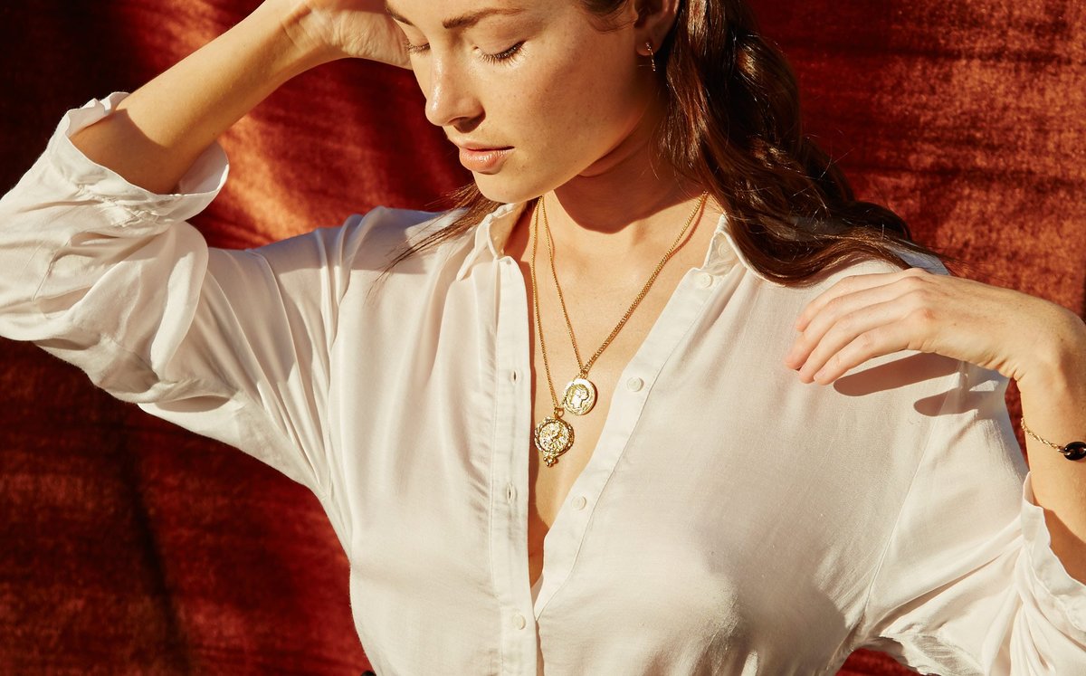 Pamela Card Medina Necklace - Gold - Image 8 of 8