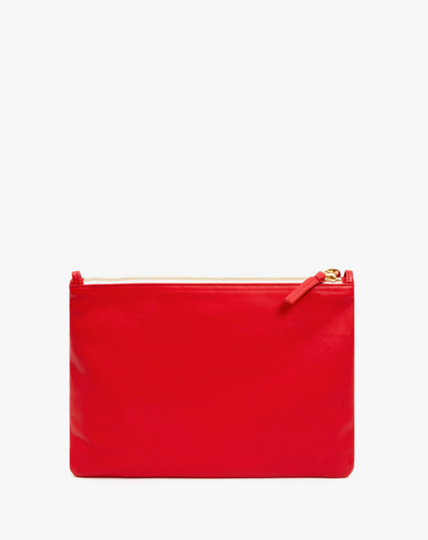 Clare V. Oui Clutch - Cherry/Cream Clare V. Oui Clutch - Cherry/Cream