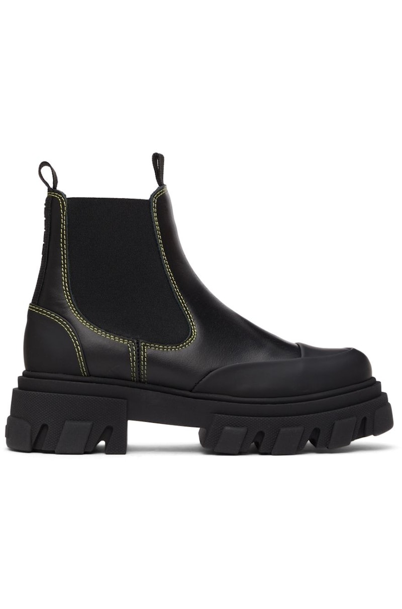 GANNI-Black-Contrast-Stitch-