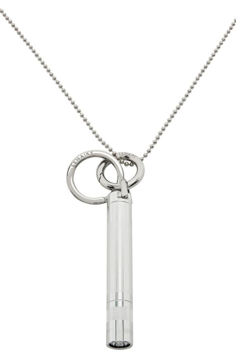 Lemaire Maglite Chain Necklace - Silver | Garmentory