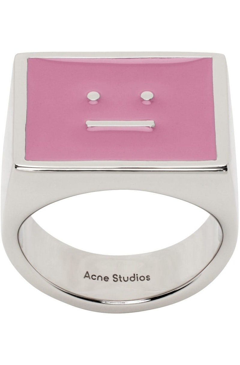 Acne Studios リング Acne Studios Silver Mood Stone Ring Acne Studios