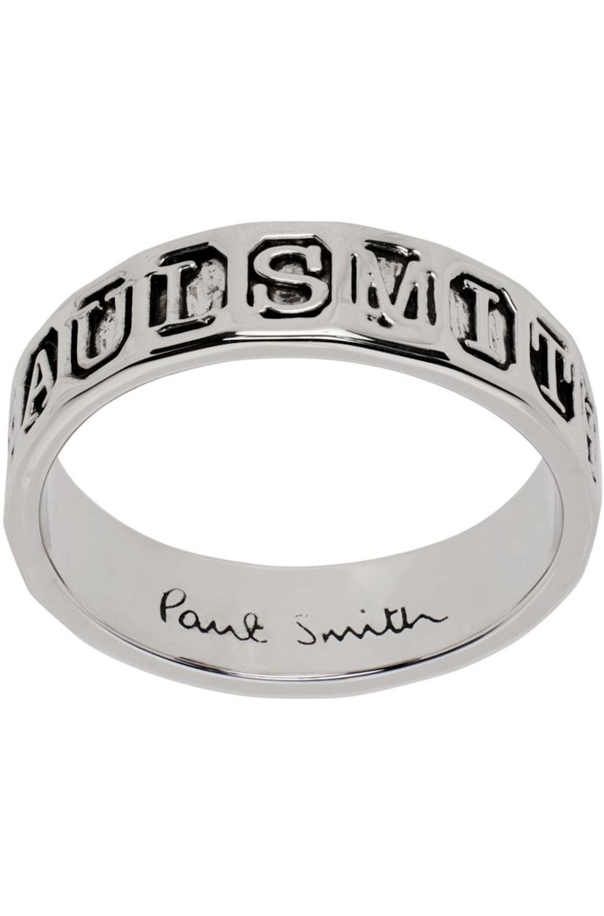【激レア】Paul Smith Archive combi Ring 925 Paul Smith Silver Stamp Ring | Garmentory