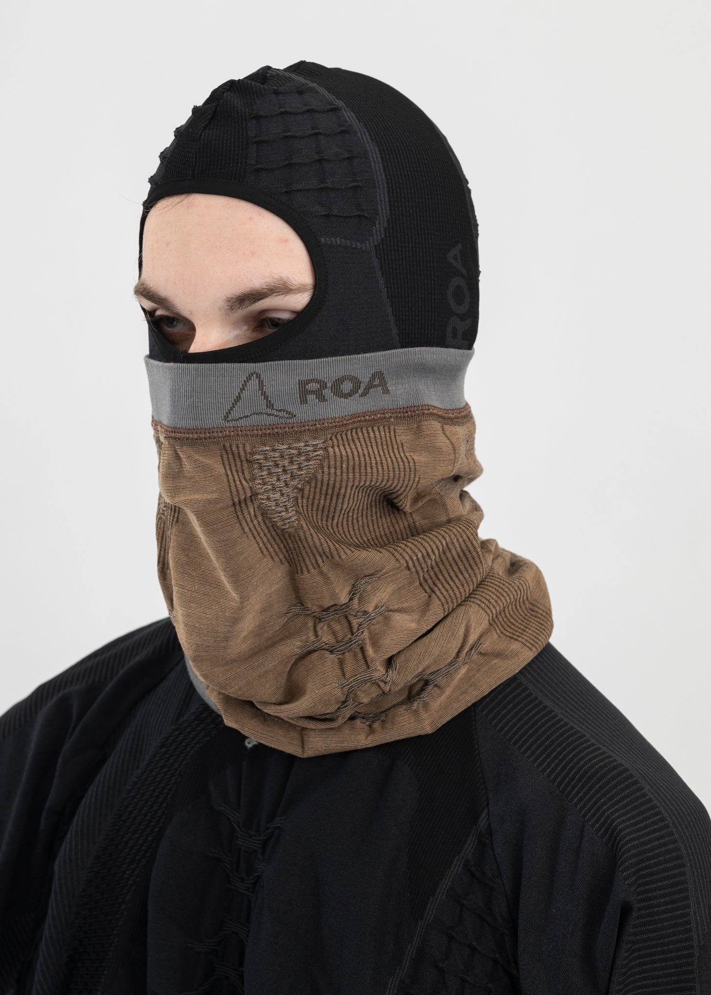 ROA 3D KNIT NECK GAITER - BEIGE | Garmentory ROA 3D KNIT NECK GAITER - BEIGE | Garmentory