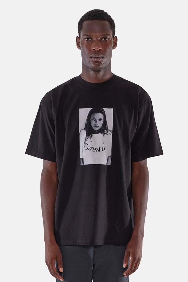 Blue&Cream Obsessed Tee - Black