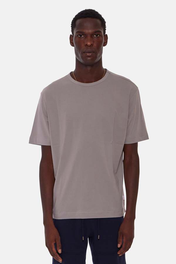 Blue&Cream Organic Tee - Grey