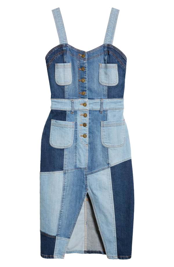 ramy brook monica denim dress Ramy Brook Monica Button-Front Denim Dress