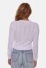 Blue&Cream Satya Cable Cropped Cardigan - White - Thumbnail 3