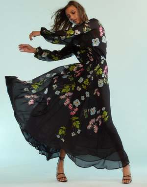 messina silk dress Lexi - Messina Dress - Cherry