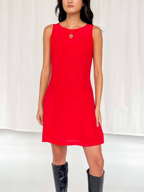 hugo buscati silk dress Hugo Buscati Collection Silk Dress with gold chain detail size 4