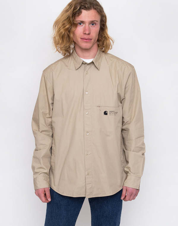 CARHARTT WIP L/s Coleman Shirt - Tuscon Stripe Offroad | Garmentory