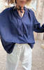 Two bohemian top - Blue stripe - Thumbnail 1