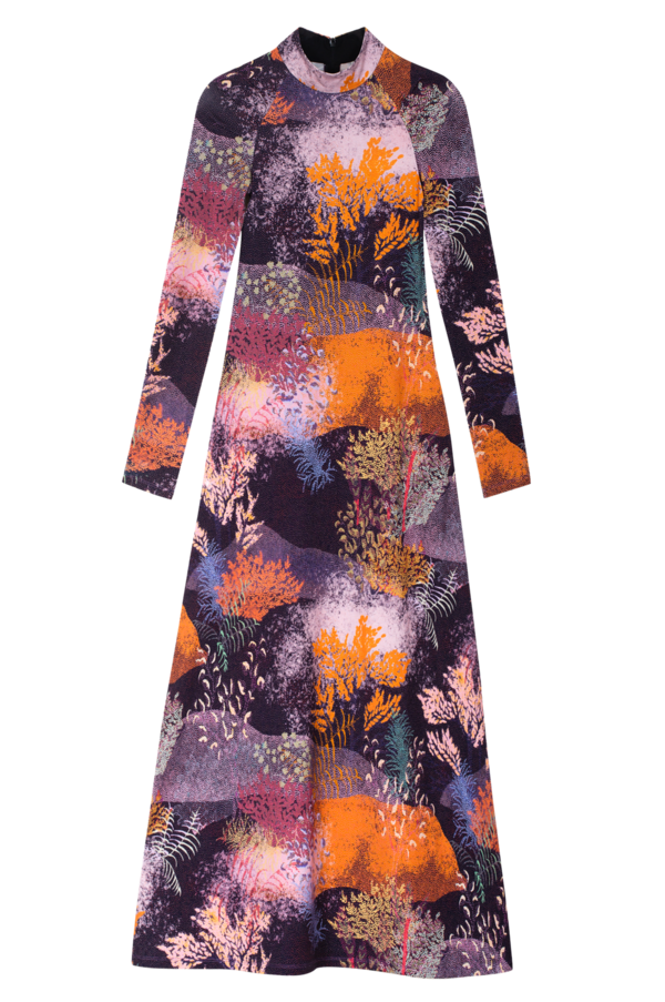 Untitled in Motion Speculus Dress - Tramuntana Forest