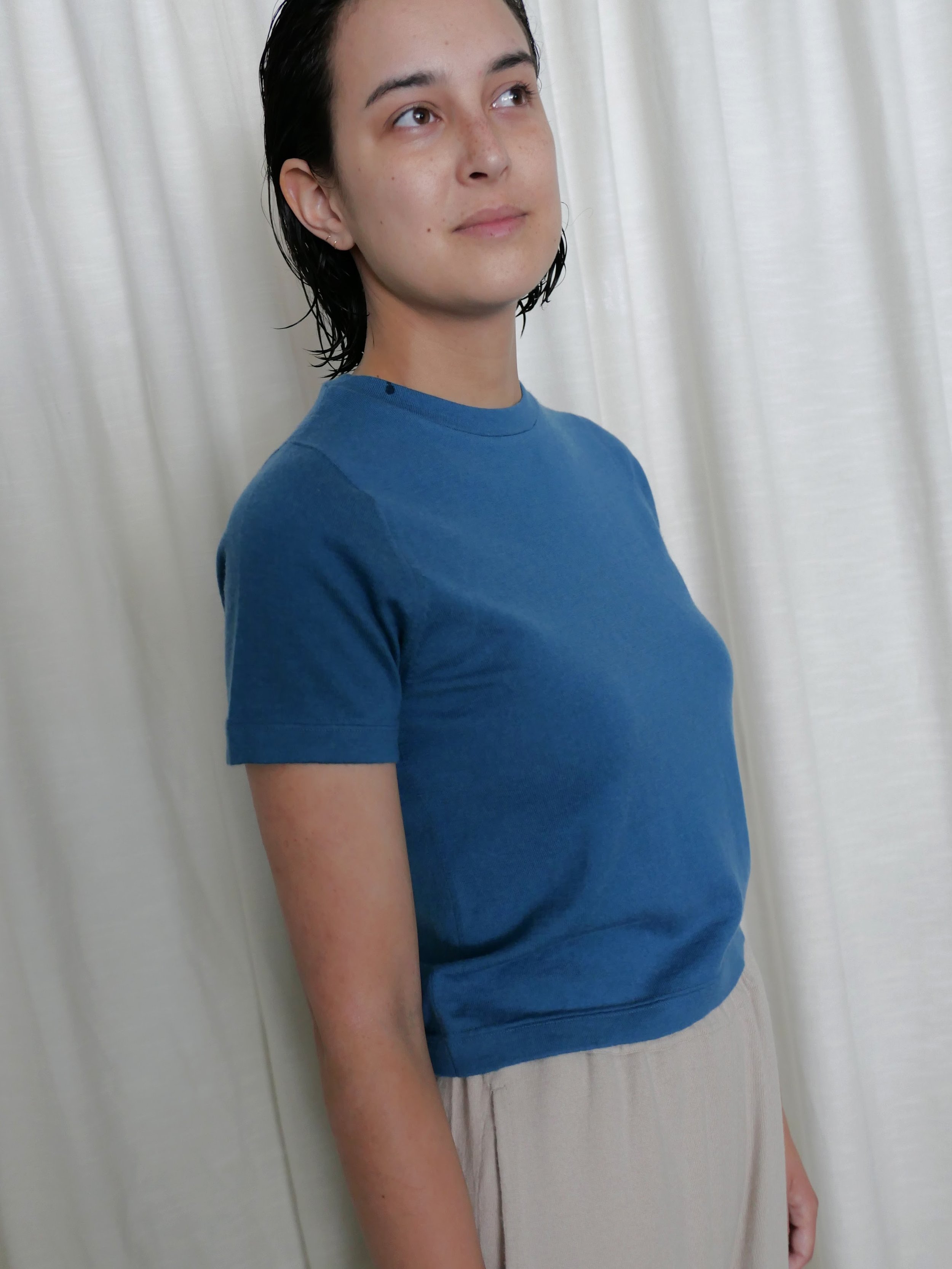 Extreme Cashmere N 267 Tina T-shirt - Agua | Garmentory
